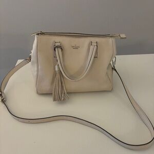 White Leather Kate Spade Bag
